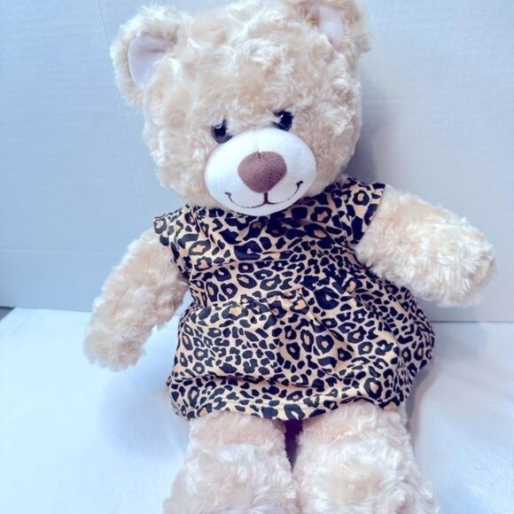 Build A Bear Teddy Bear Plush Stuffed Animal Brown Dressed 17"  Kids Gift BAB - Picture 1 of 8